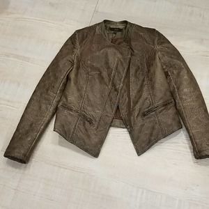 A.B.S. size medium embroidered brown jacket